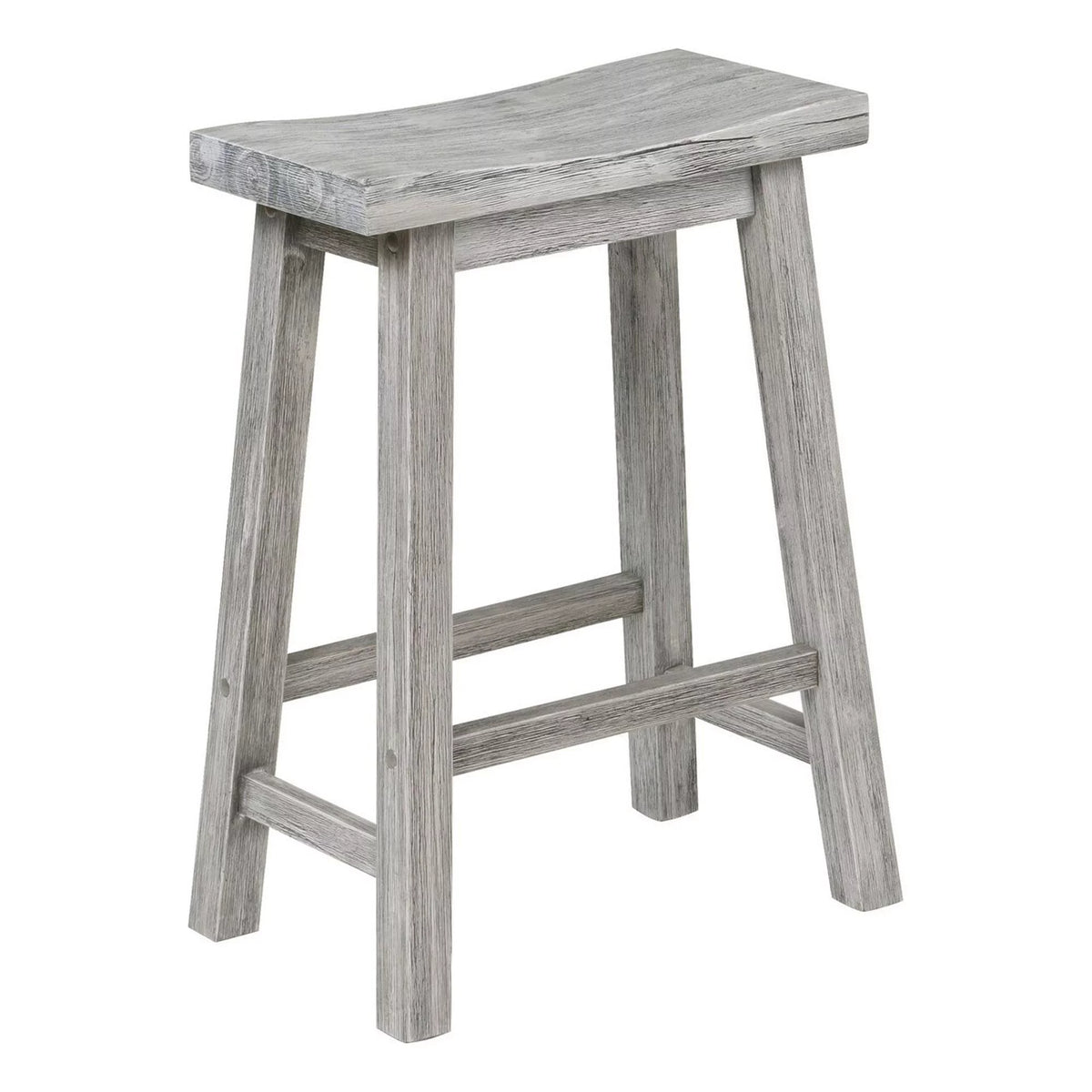Gray Wooden Counter Stool I890