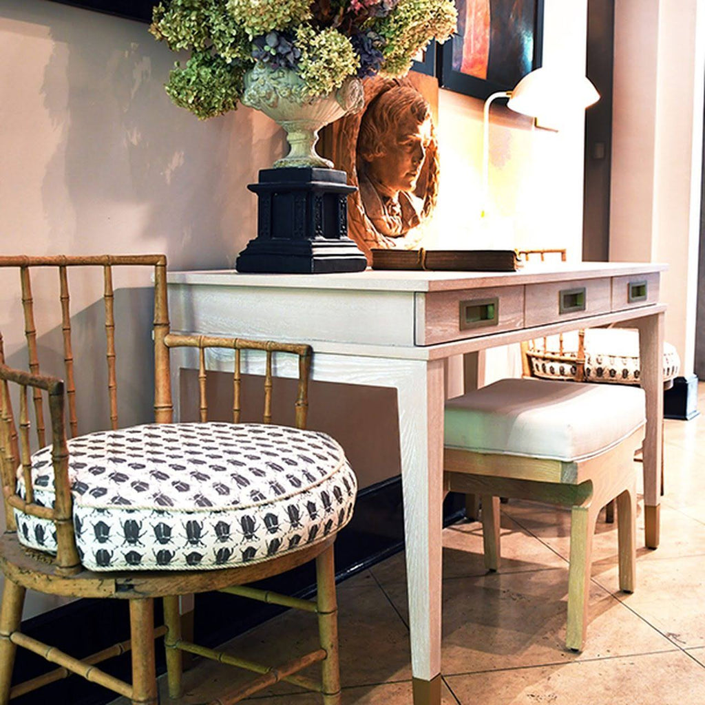 Grey Cerused Oak Stool B168