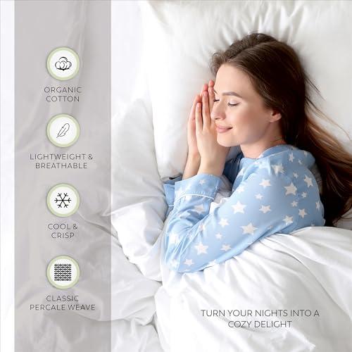 100% Cotton Percale 4-Piece Bed Sheets Set N182680