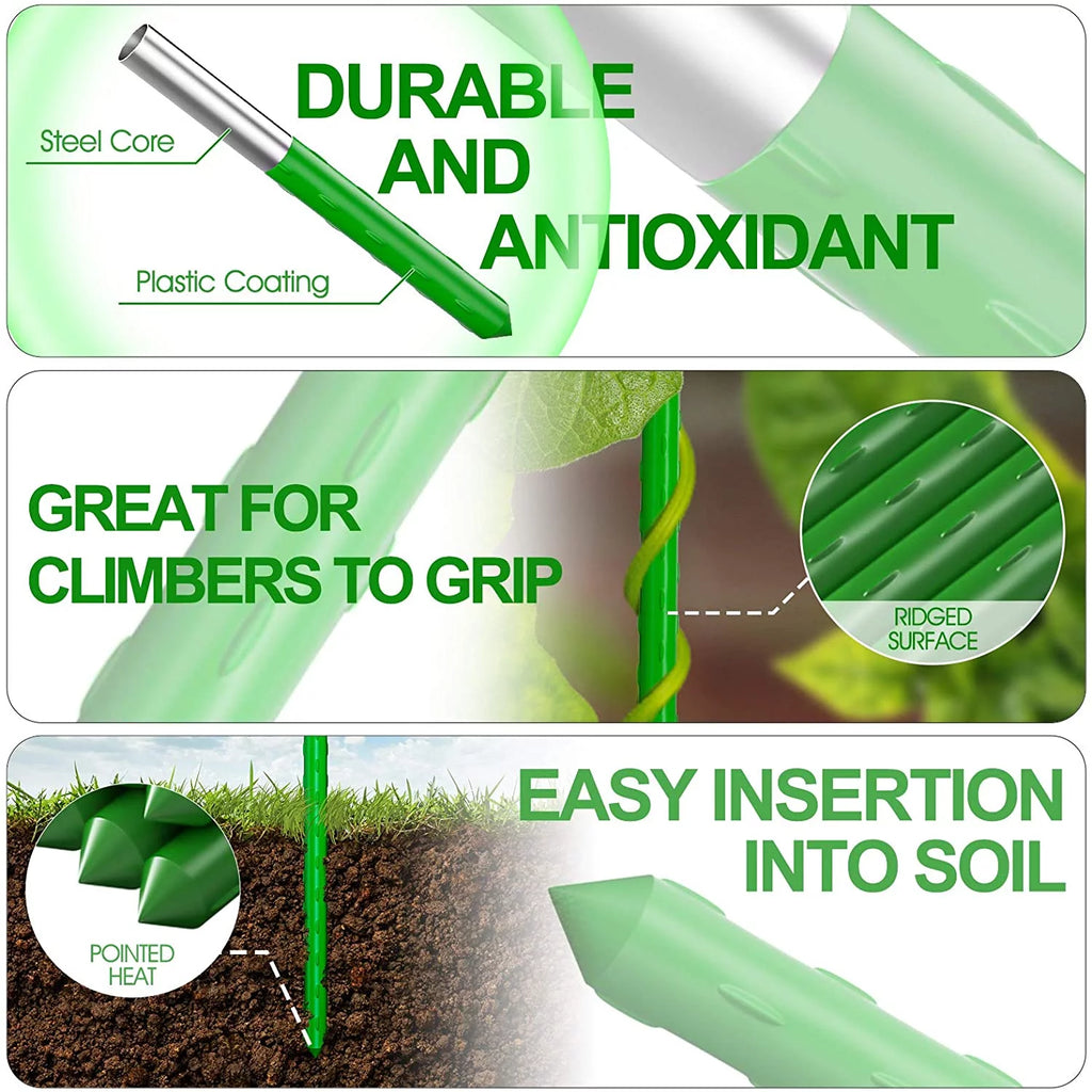 4ft Sturdy Plant Support Stakes, Pack of 30 A2779