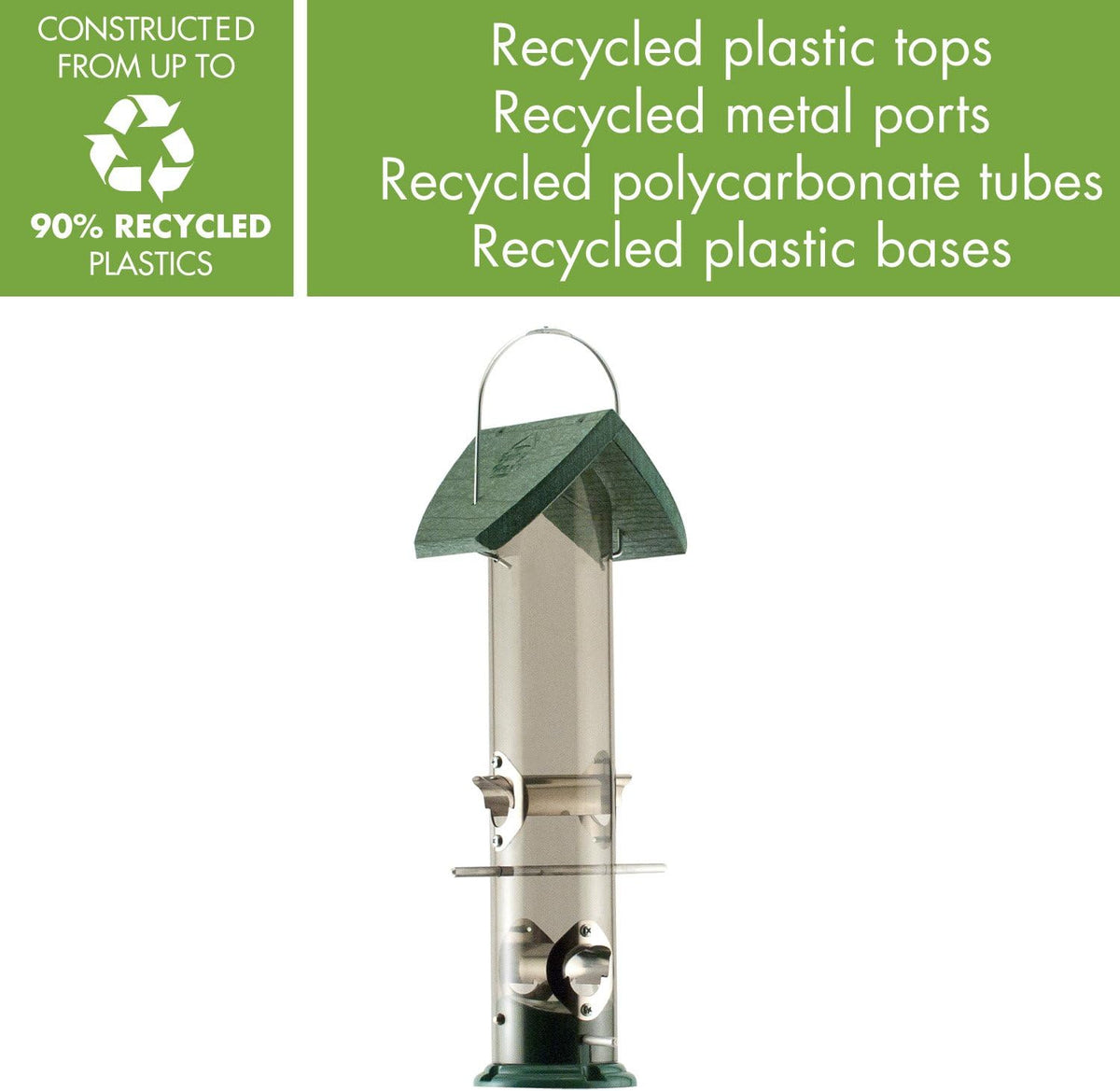 2 Pack Tube Mixed Seed Feeder C60874