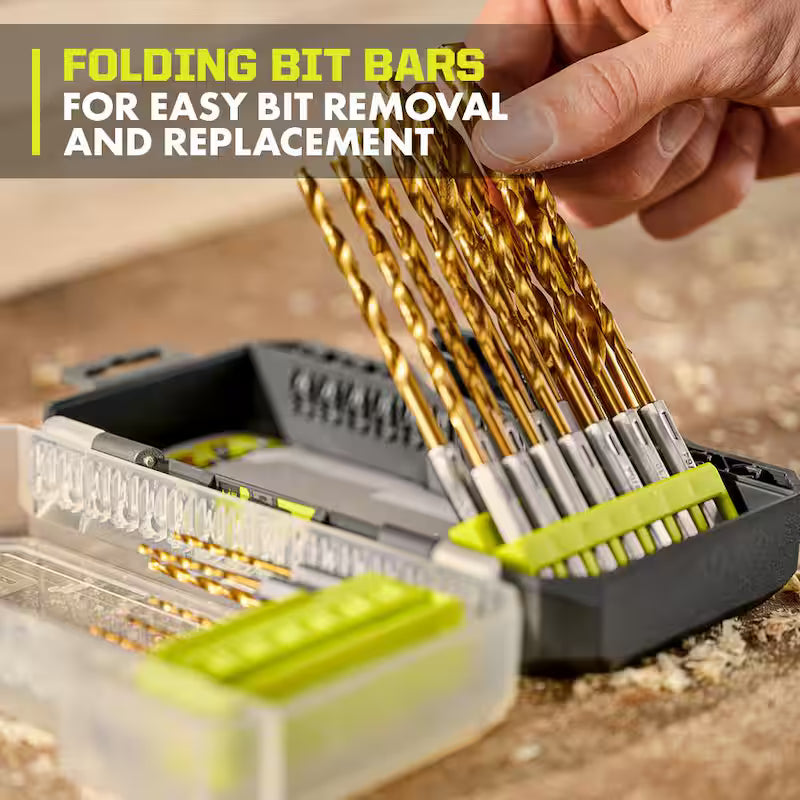 Titanium Drill Bit Set 22-Piece D350