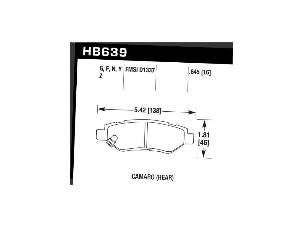 HP Plus Brake Pads O66192