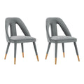 Velvet Dining Chair Set of 2 P378