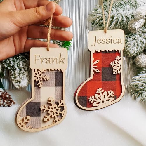 Wooden Christmas Tree Ornament J3243
