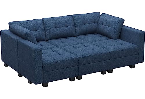 Dark Grey Modular Sectional Sofa with Storage L156331