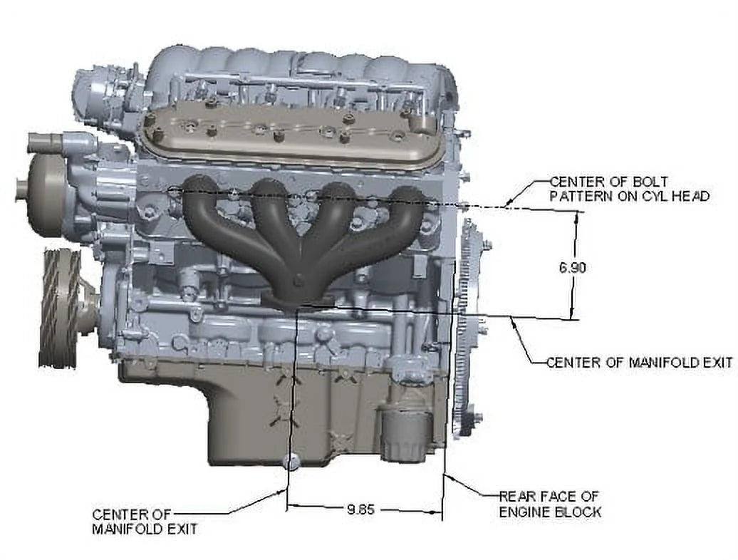 Center Dump Natural Exhaust Manifolds X468960