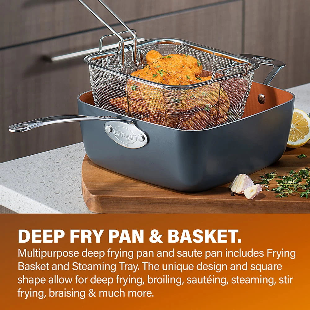 32 Pcs Nonstick Cookware Bakeware and Food Storage Set E7467