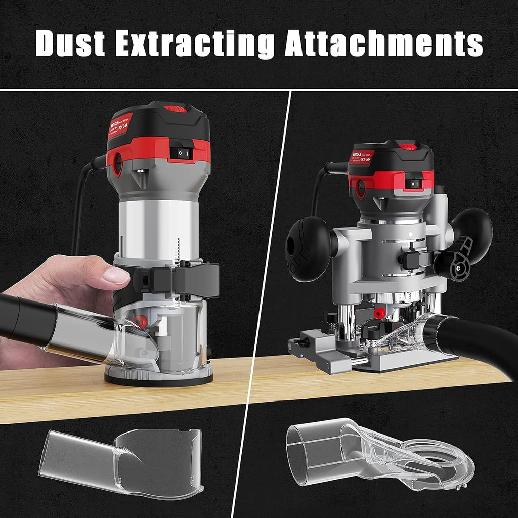 Compact Router Tool Set with Carrying Case Q4395