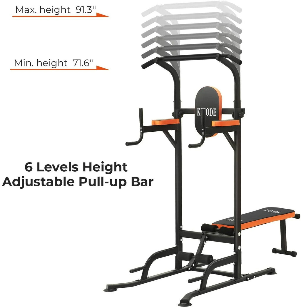 Power Tower with Bench Pull Up Bar Dip Station C967