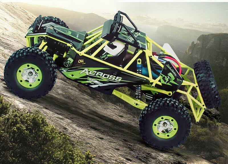 Green 1/12 Scale 4WD Electric Crawler RC Toy Car J722744