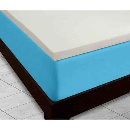 2.5lb Queen Size Memory Foam Mattress Topper X7284