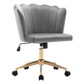 Velvet Swivel Office Chair E71716