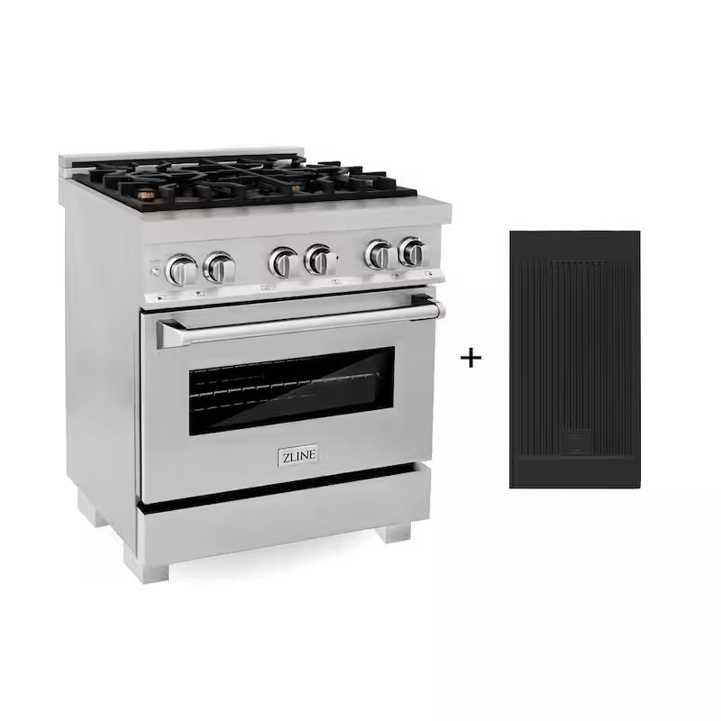 4 Burner Dual Fuel Range with Griddle W538010