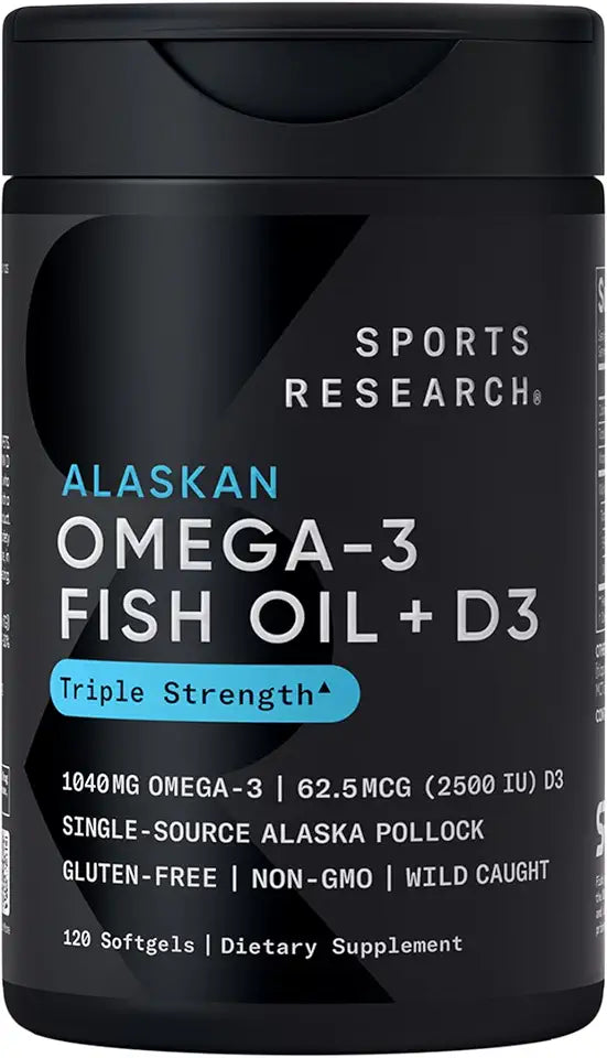 Omega-3 with Vitamin D3 120 Softgels A32484