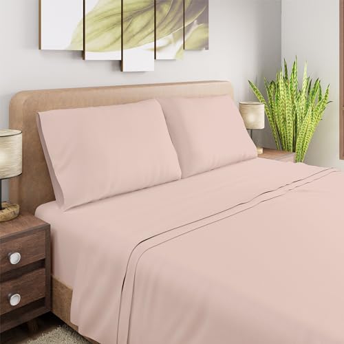 100% Cotton Percale 4-Piece Bed Sheets Set N182680