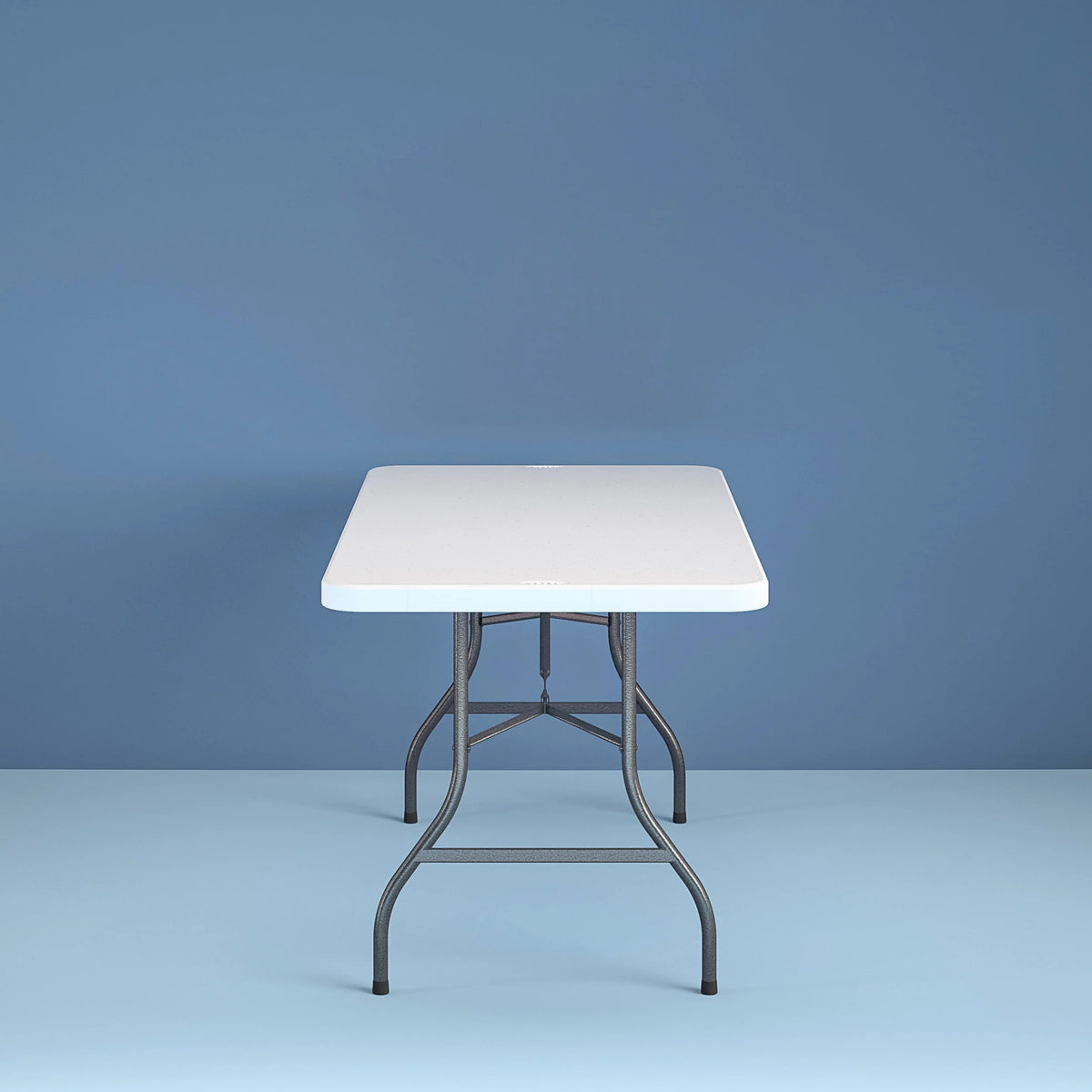 6 Foot Folding Table White Speckle N12579