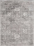 9x12 Gray Charcoal White Area Rug D859106