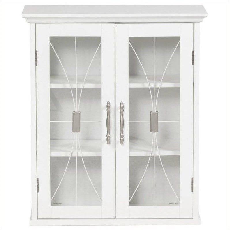2 Door White Wall Cabinet G166926