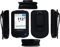 Fitted Leather Case with Screen Protector and Lanyard for Freestyle Libre 3, Freestyle Libre 2 Black R654369