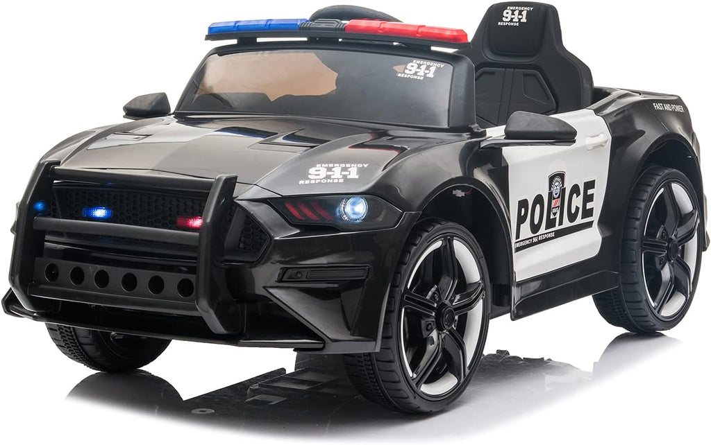 12V Battery Powered Police Ride on Car with Parent Remote Control W789701
