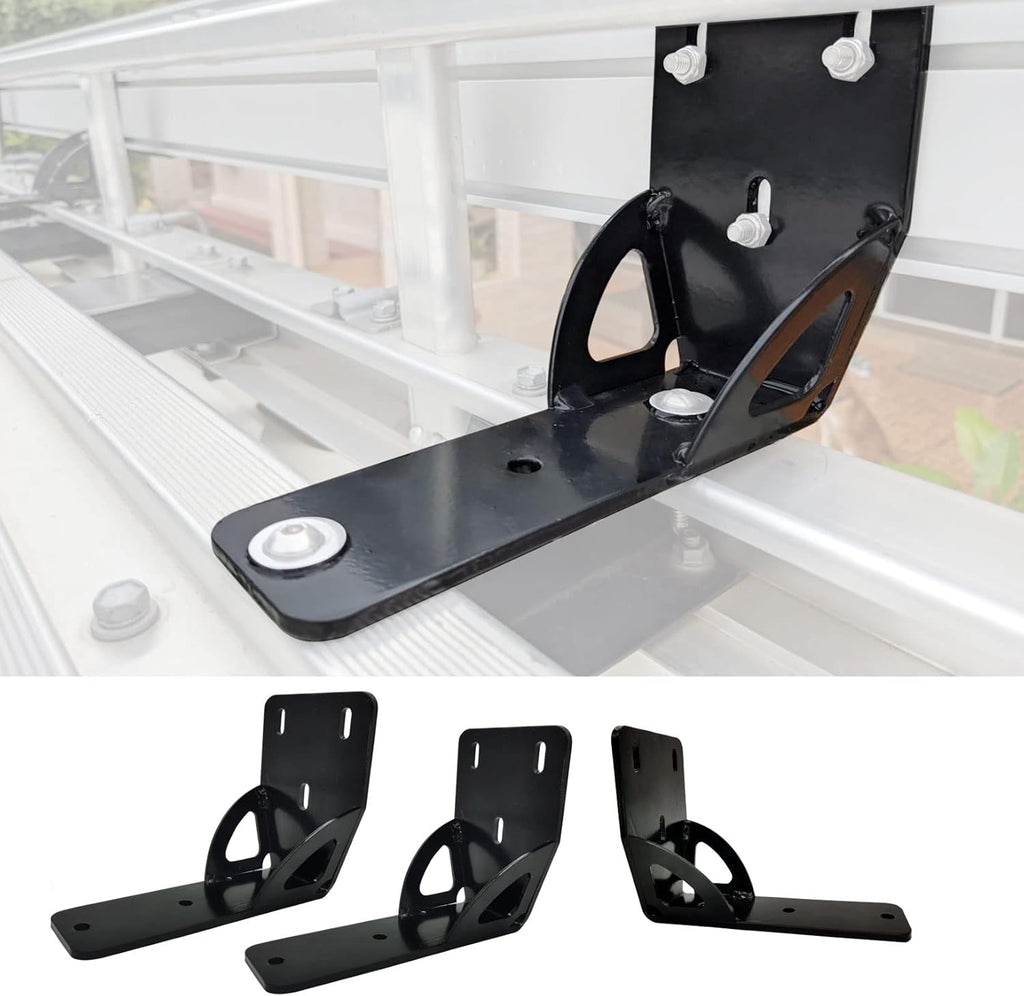50mm Awning Bracket Gusseted Awning Holder Heavy Duty Bar Pack of 2 H7604