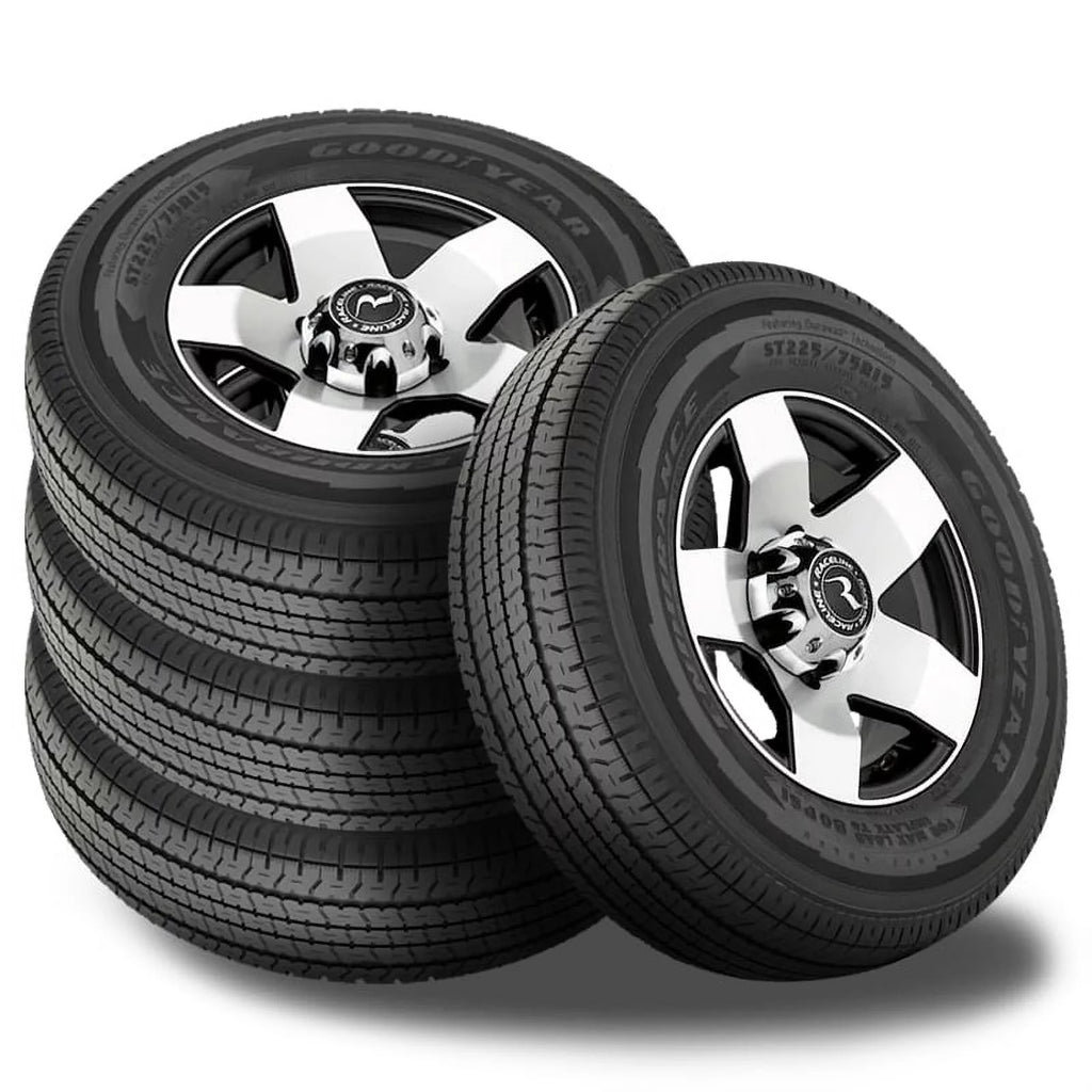 Set of 4 ST 205/75R14 Trailer Tires T17936