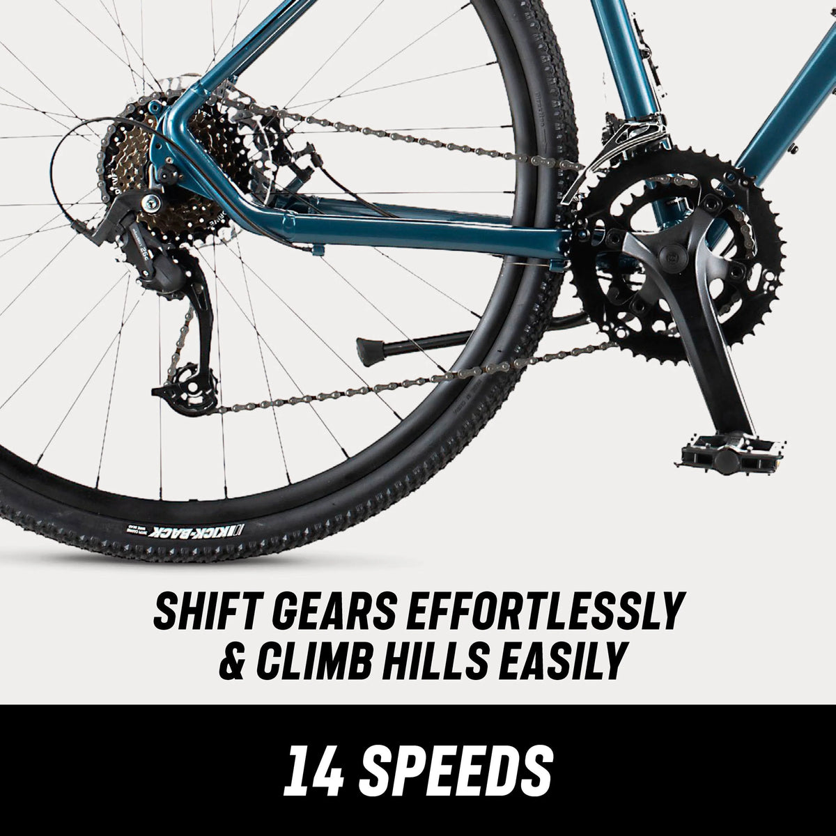Blue 14 Speeds 700c Wheels Road Bike R9337