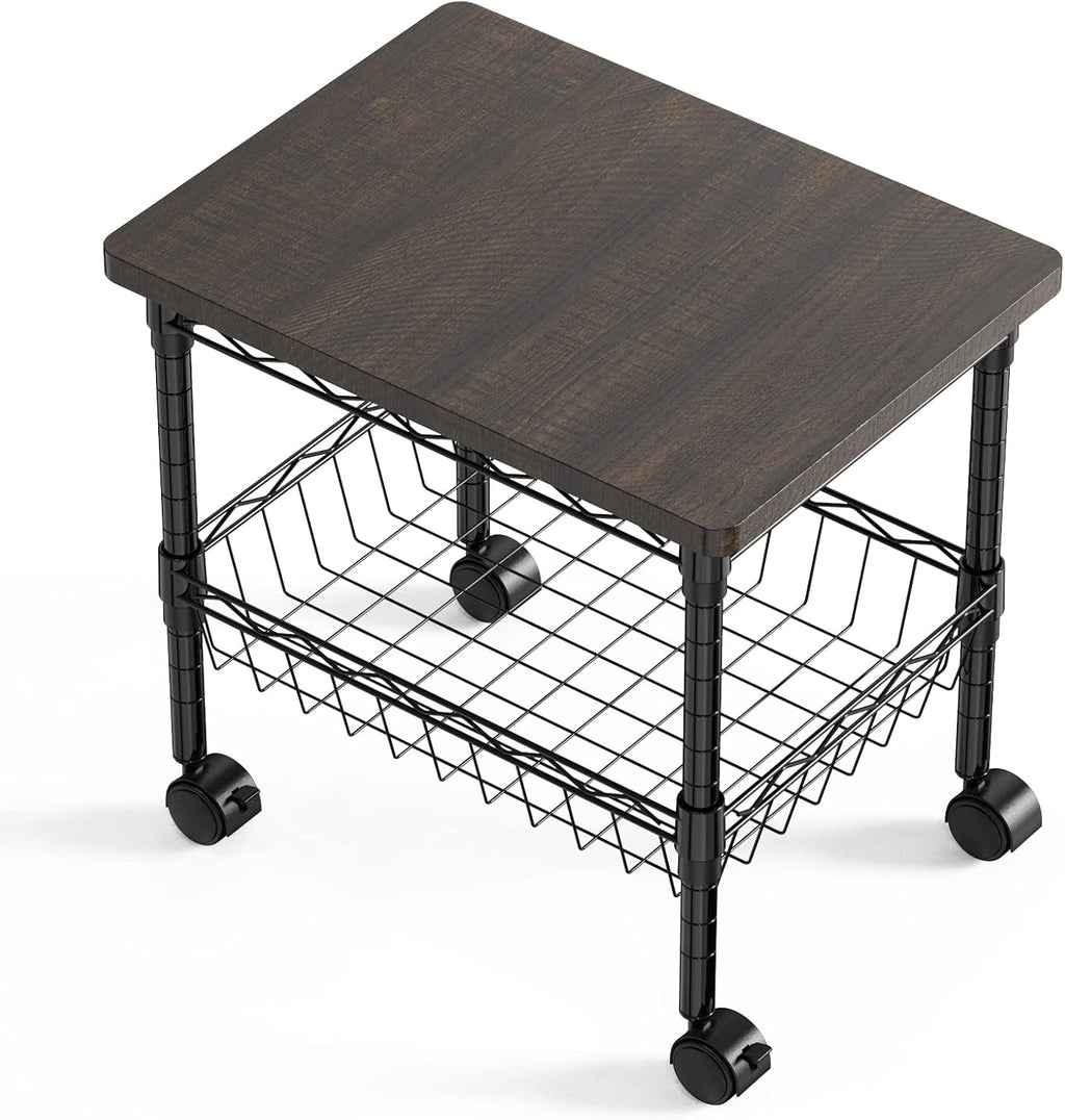 Printer Stand with Storage, Metal, Pack of 2 V9249
