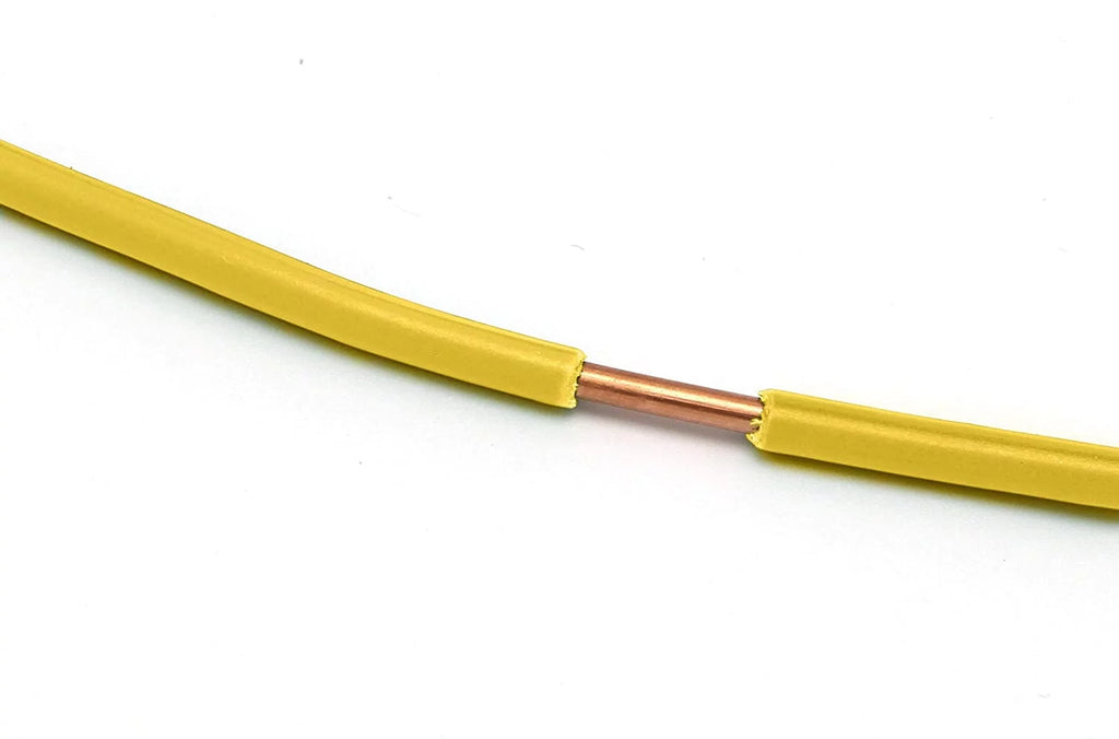 75 Feet Insulated Solid Copper THHN THWN Wire 12 AWG Yellow T1238