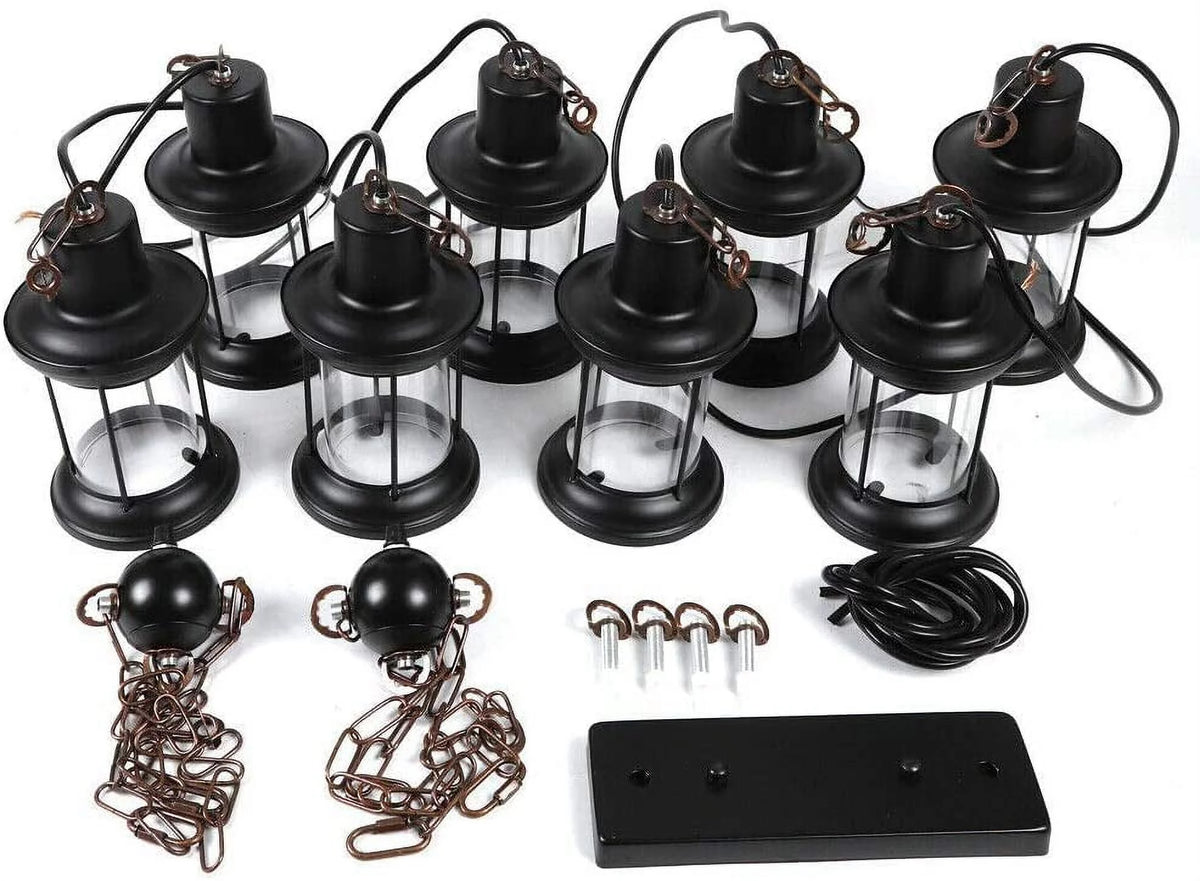 8-Light Farmhouse Chandelier L4524