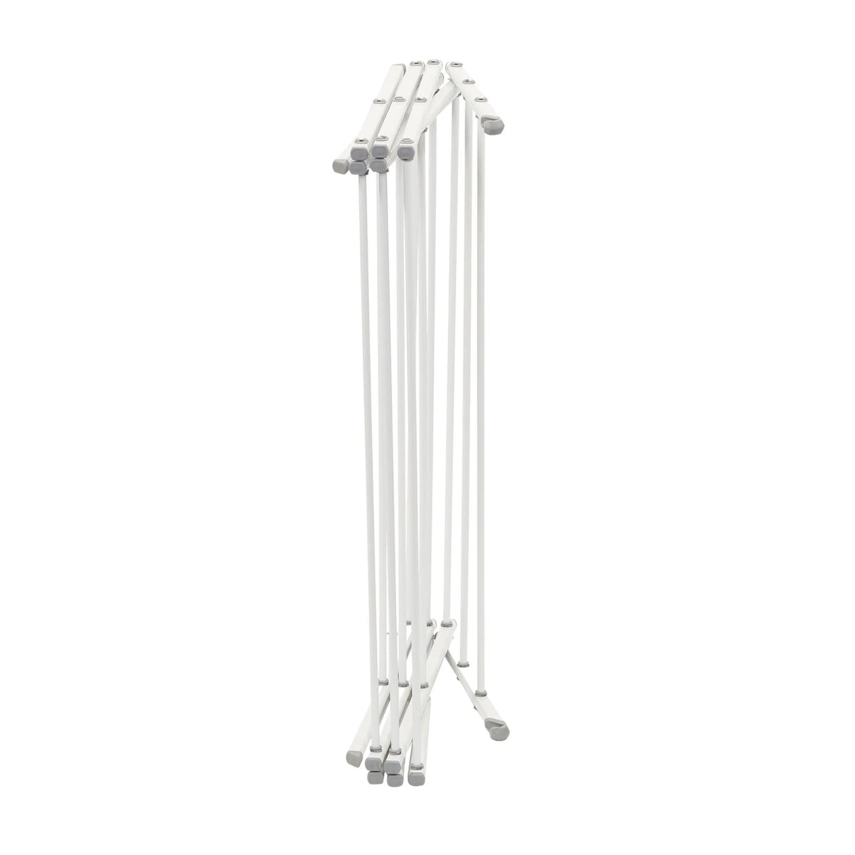 White Collapsible Metal Clothes Drying Rack C1315