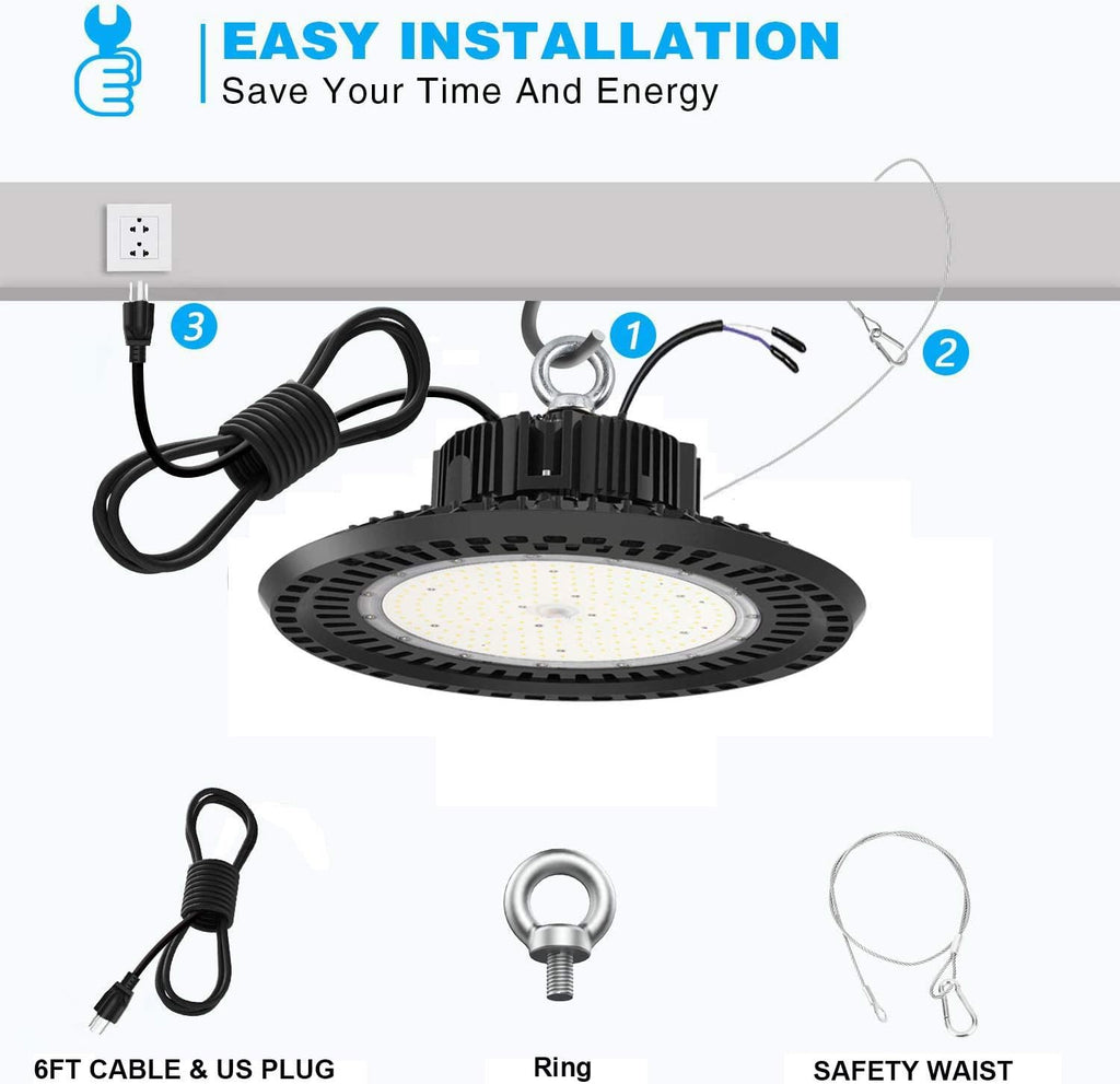 250W UFO LED High Bay Light 5000K Dimmable R79823