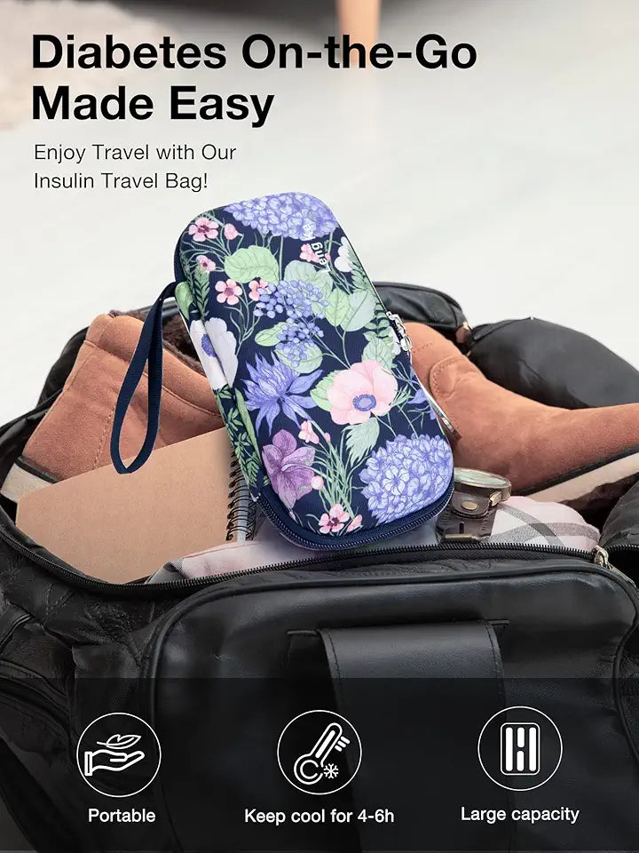 Portable Insulin Pen Cooler Travel Case and 2 Gel Ice Packs S899