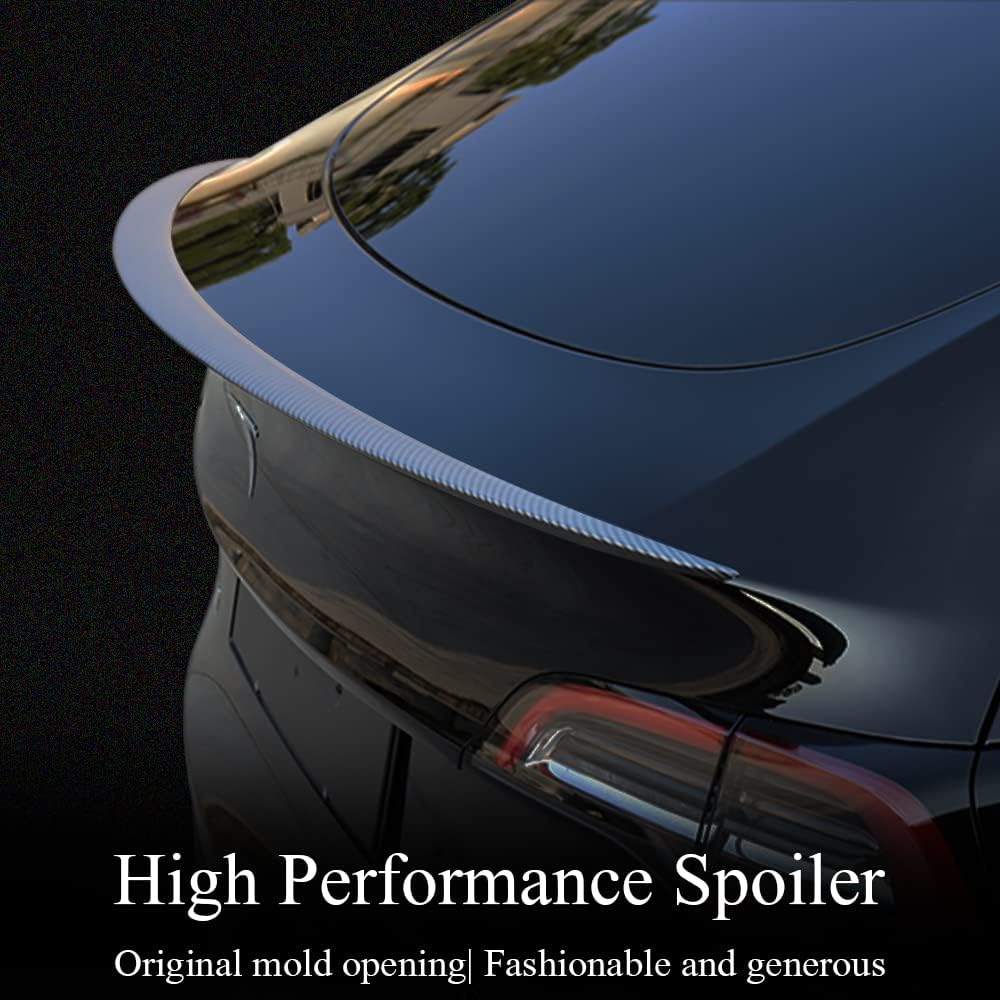 Matte Carbon Fiber Rear Trunk Spoiler K2456