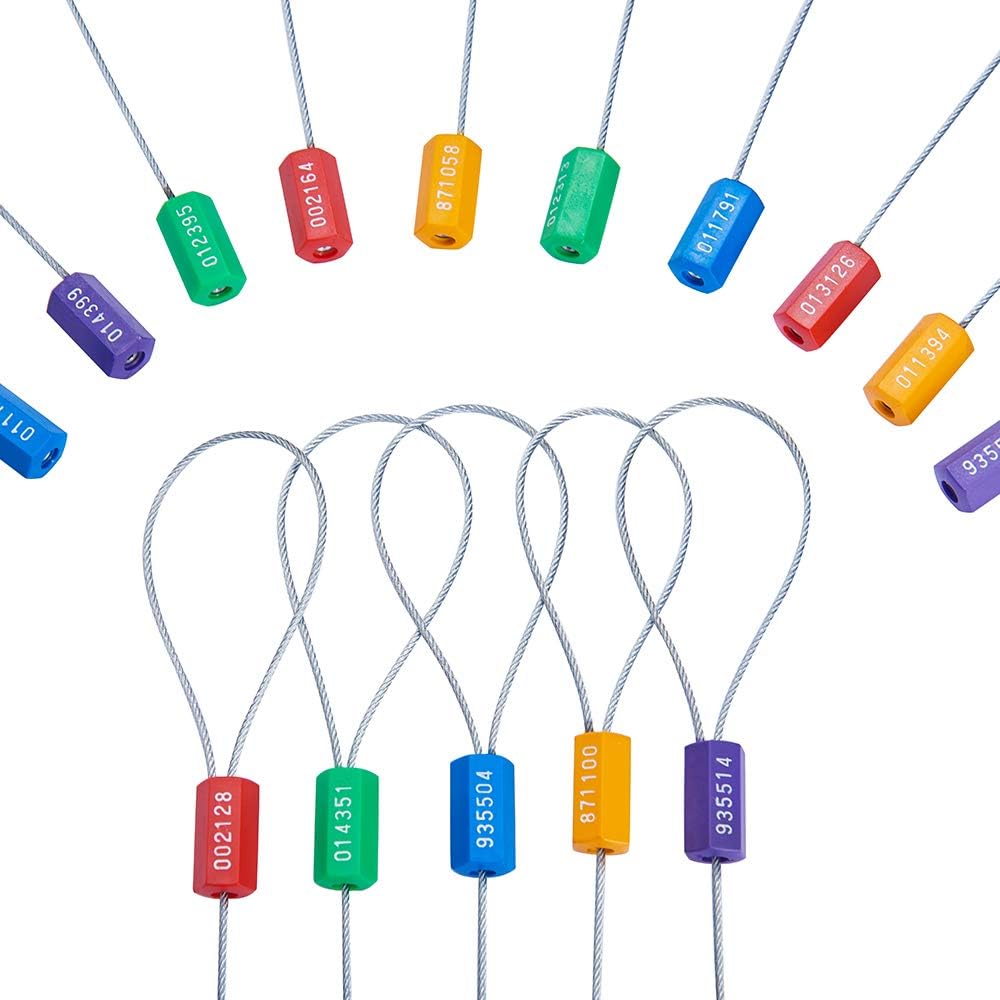 150pcs Anti-Tamper Steel Security Seals (5 Colors) Pack of 2 A773