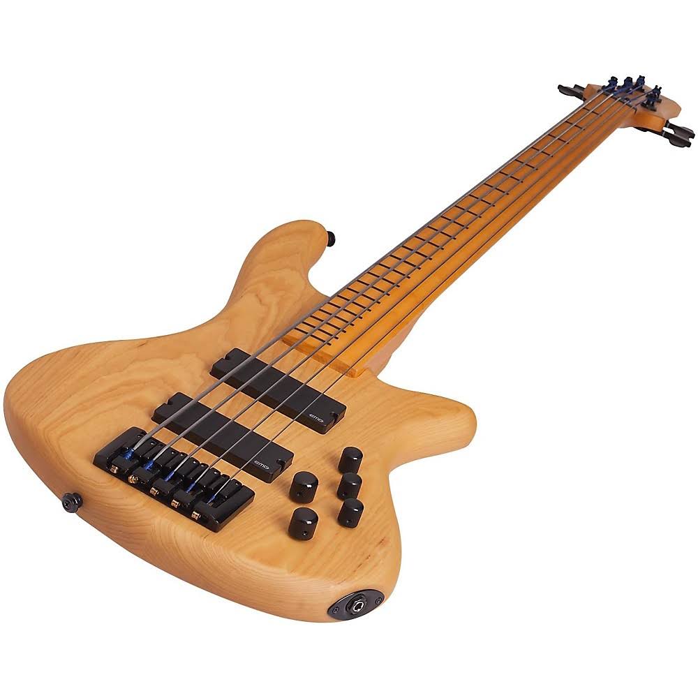 Aged Natural Satin Fretless Electric Bass P6132