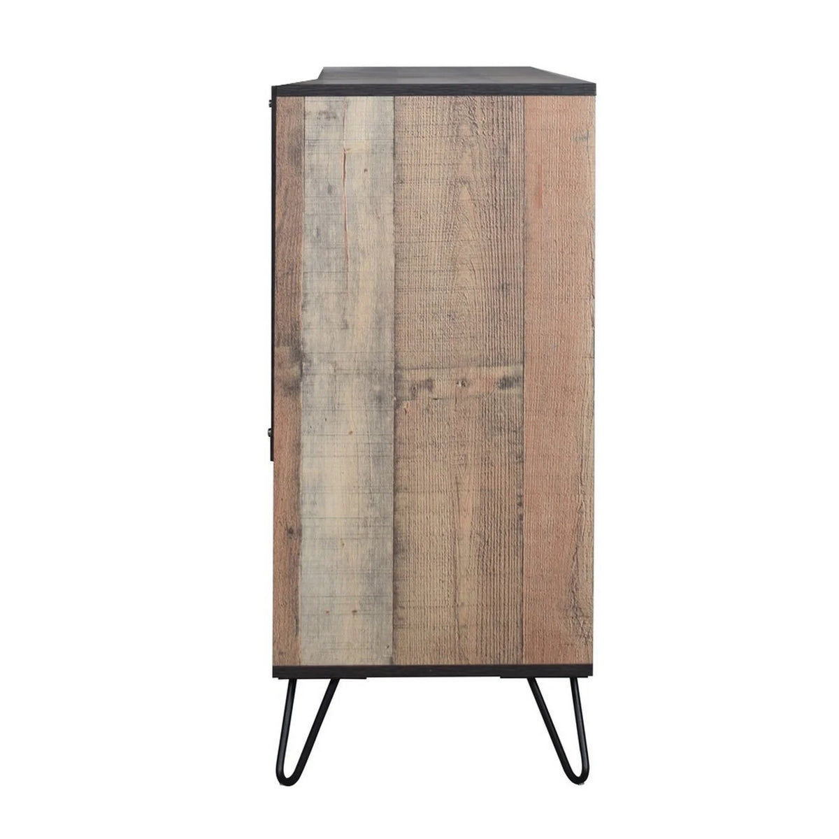 Rustic Brown Wood 6 Drawer Dresser S6370