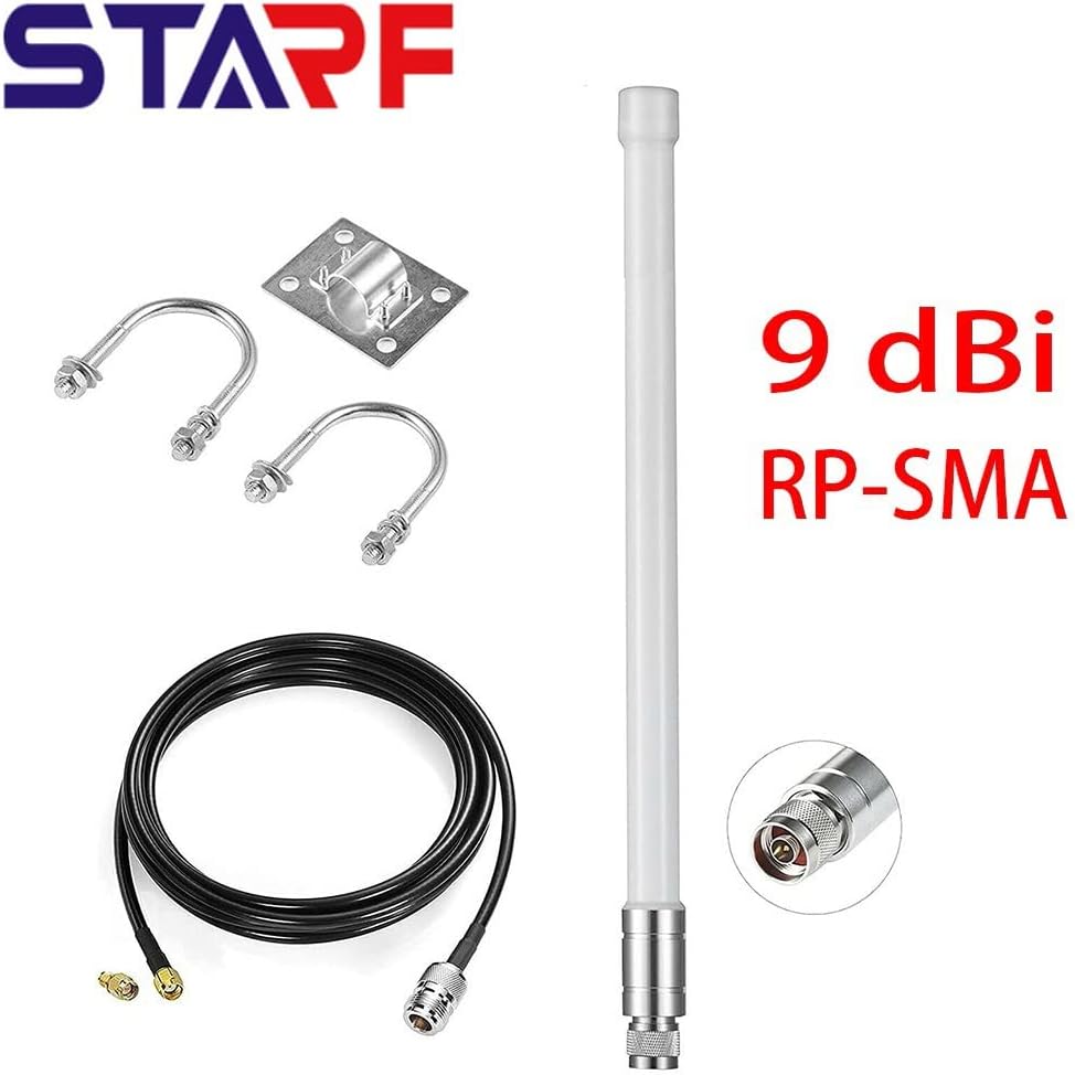 9dBi LoRa Gateway Antenna 868Mhz with 10FT Cable U1400