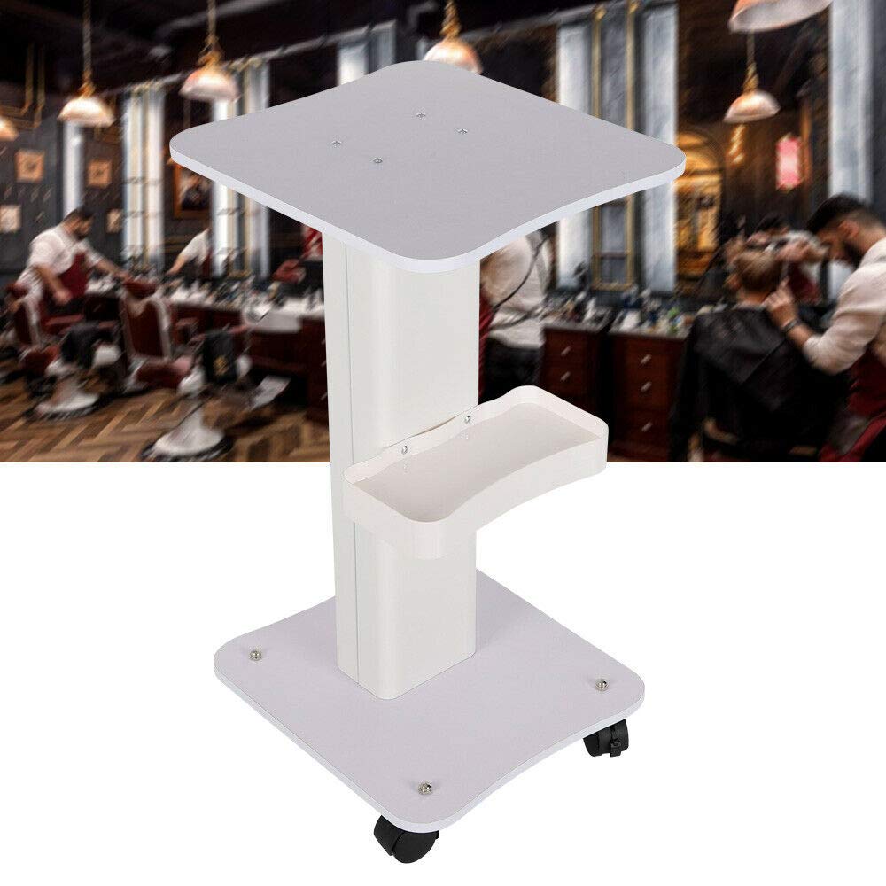 Pack of 2 Rolling Trolley Cart with Storage Tray I347