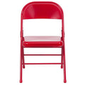 Red Metal Folding Chair 2-Pack G5924