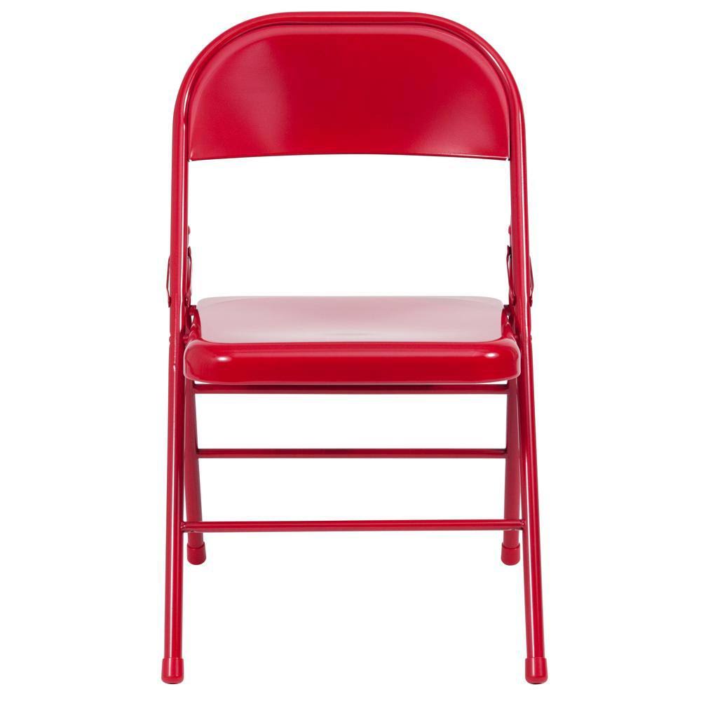 Red Metal Folding Chair 2-Pack G5924