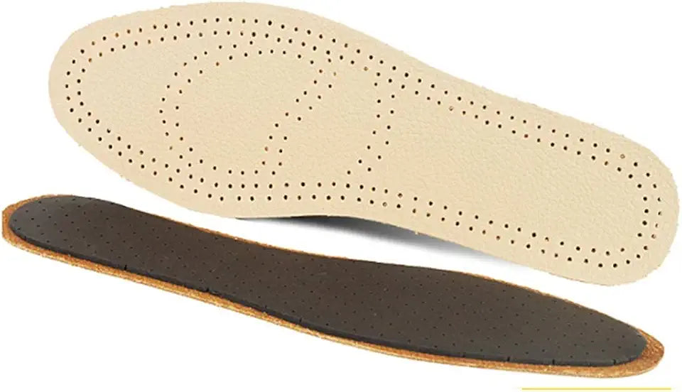 Thin Breathable Leather Insoles Replacement Inner Soles Z1525