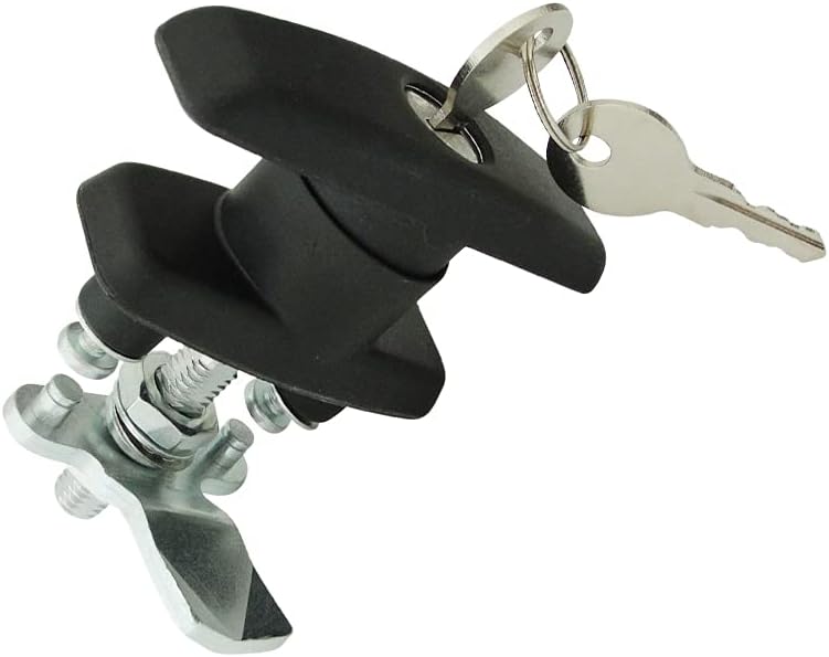 2 PCS T-Handle Door Lock Latch ABS Zinc Alloy Lock Body Kit F3234
